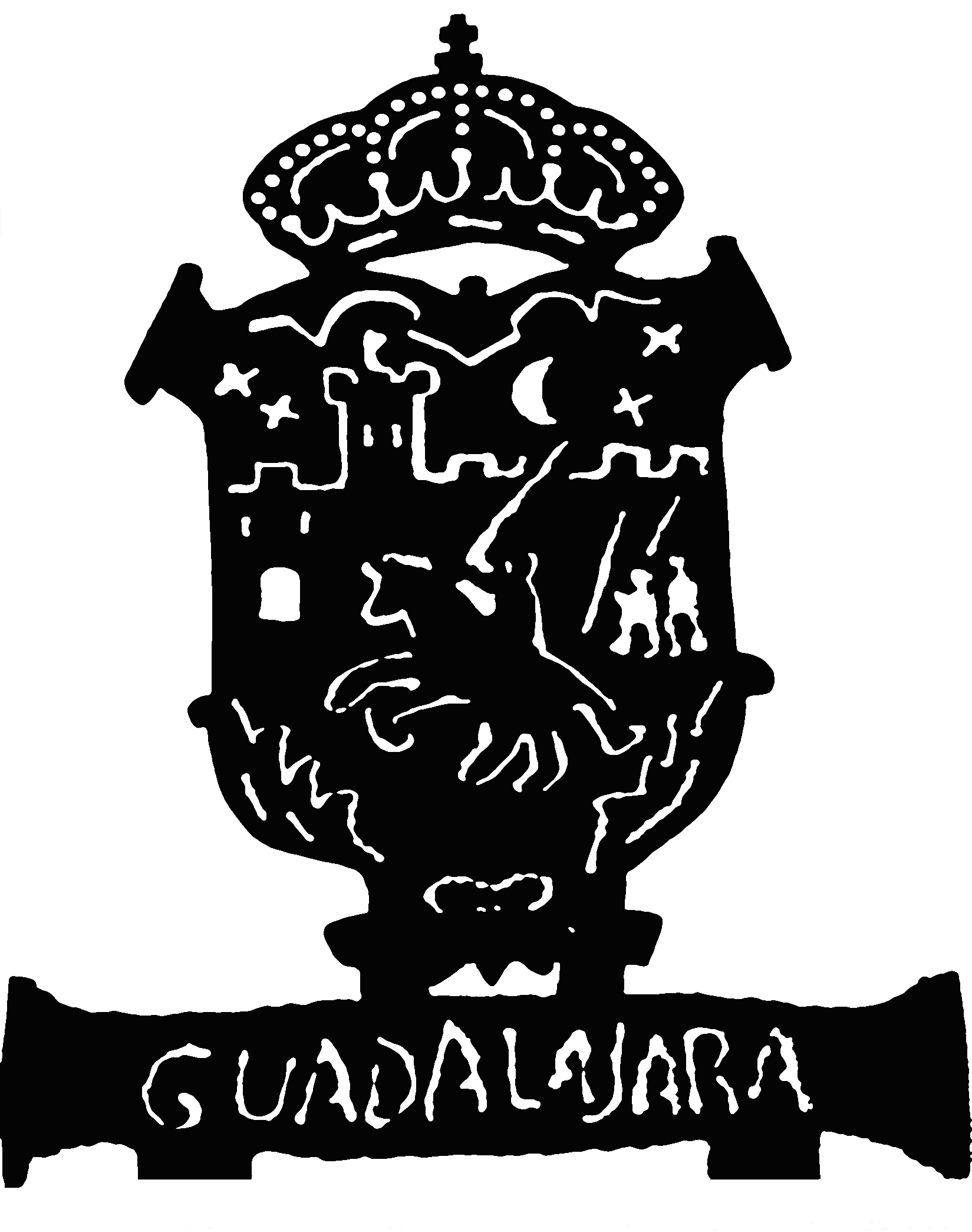 Escudo de Guadalajara en Hierro